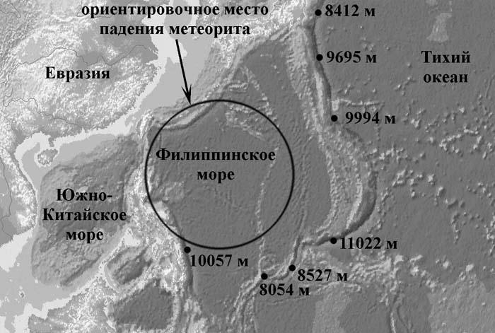 Филиппинское море на карте